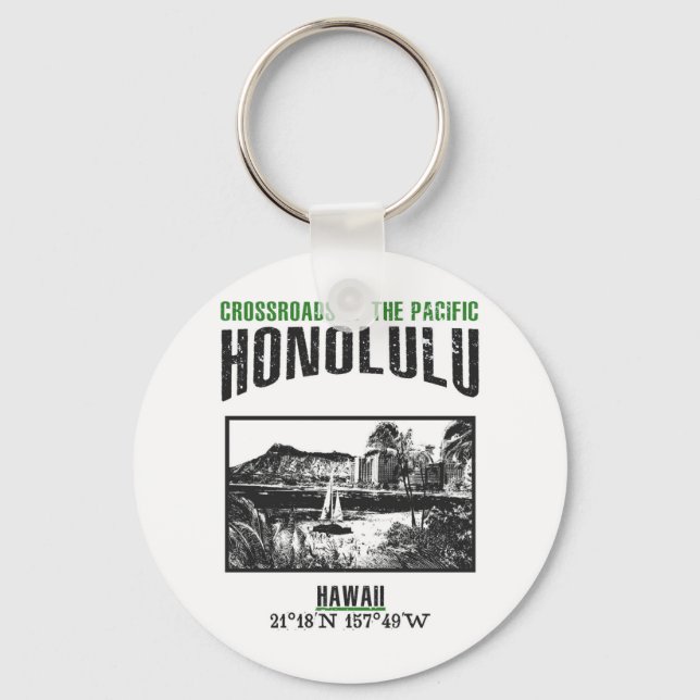Honolulu Keychain (Front)