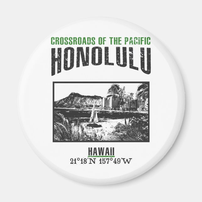 Honolulu Magnet (Front)