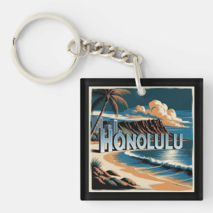 Honolulu O’aho Hawaii Keychain