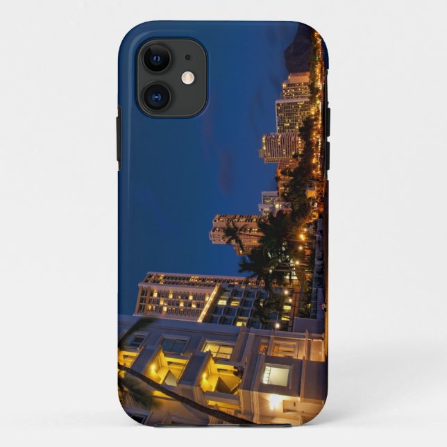 Honolulu, Oahu, Hawaii. Night exposure of Case-Mate iPhone Case (Back)