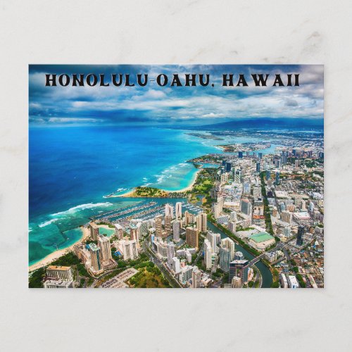 Honolulu_Oahu Hawaii Postcard