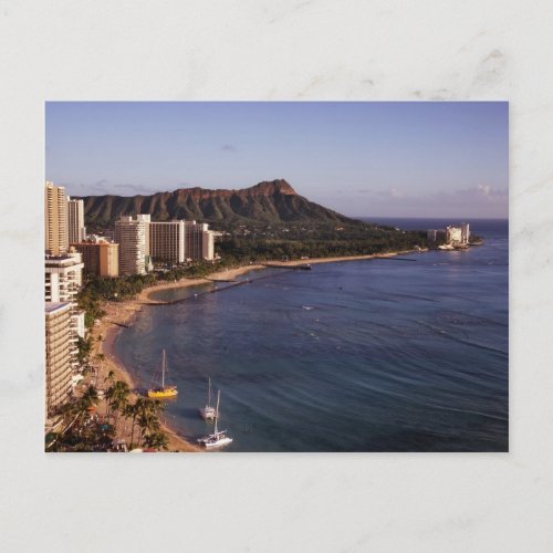 Honolulu Skyline Postcard