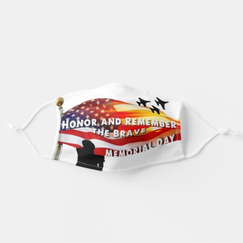 Honor and Remember the Brave Adult Cloth Face Mask