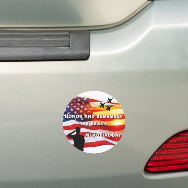 Honor and Remember the Brave Car Magnet (In Situ)