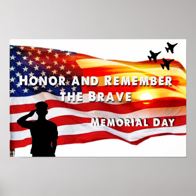 Honor and Remember the Brave Poster (Front)