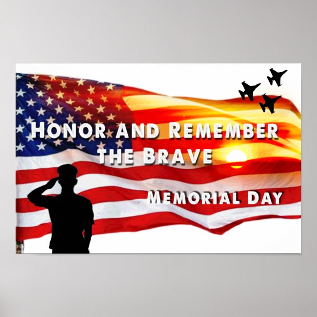 Honor and Remember the Brave Poster