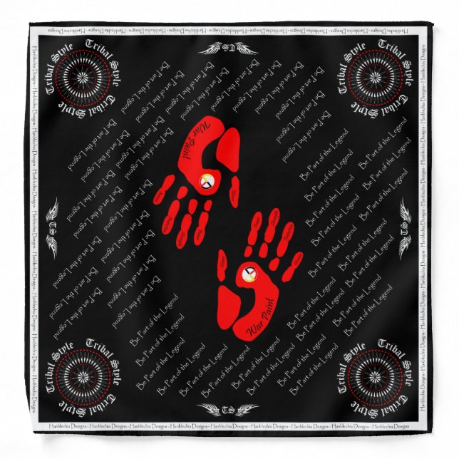 Honor and Strenght Bandana (Front)