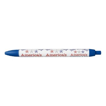 Honor And Thank American Veterans Black Ink Pen by heavenly_sonshine at Zazzle