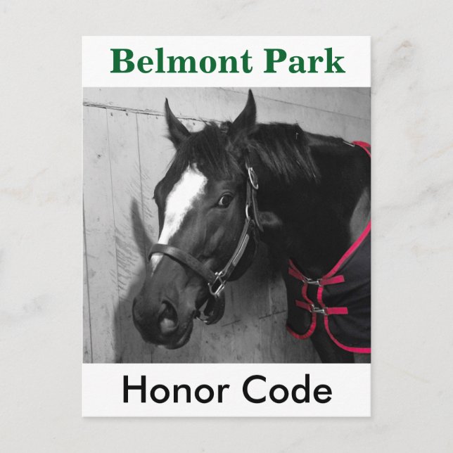 Honor Code Postcard (Front)