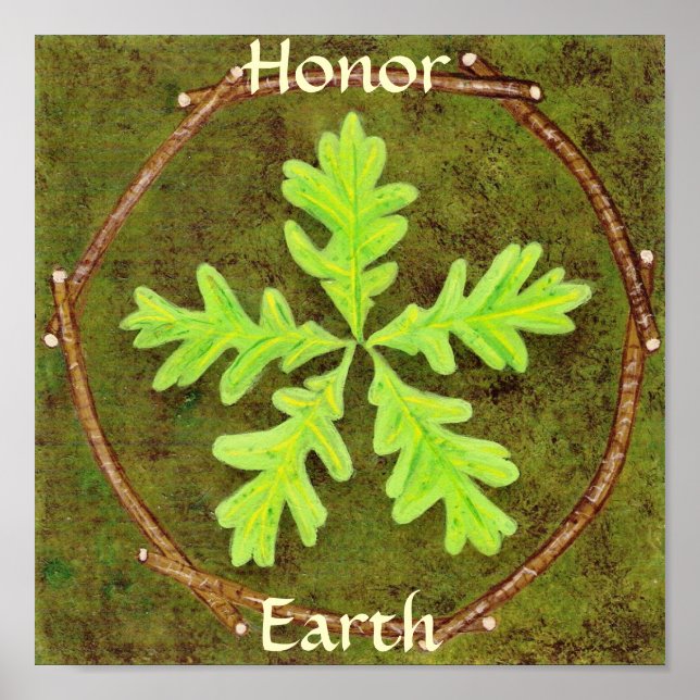 Honor Earth Poster (Front)