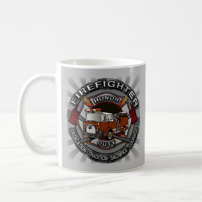 Honor Firefighter  Mug (Left)