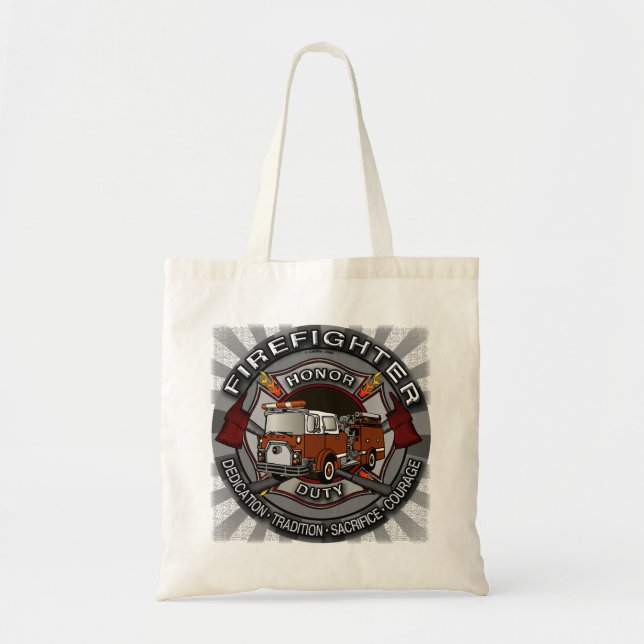 Honor Firefighter tote bag (Front)