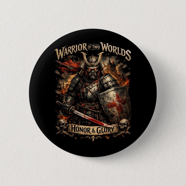 Honor & Glory Button (Front)