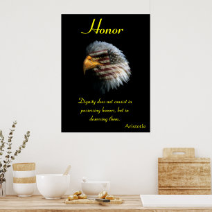 Honor Guides Freedom's Soaring Eagle Vision Poster