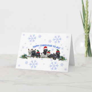 Honor Litter Holiday Elves Card