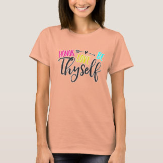 Honor, Love & Be Thyself Box Crop T-Shirt