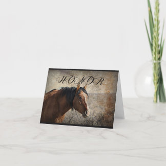 "Honor" notecards