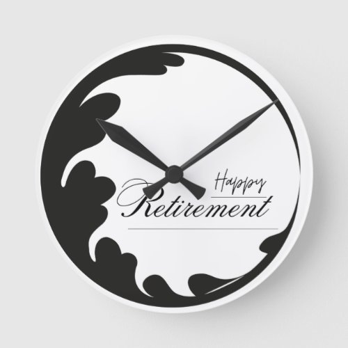 Honor  of Achievement in Retirement watch gift Round Clock