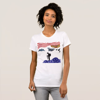Honor on memorial day white T-Shirt