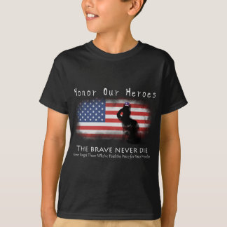 Honor Our Heroes On Memorial Day T-Shirt