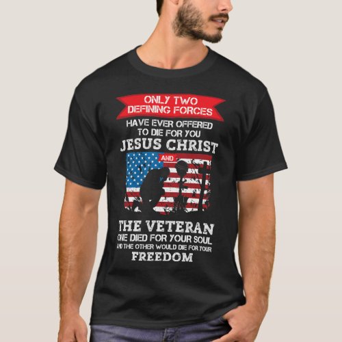 Honor Our Vets Christian Veterans  T_Shirt