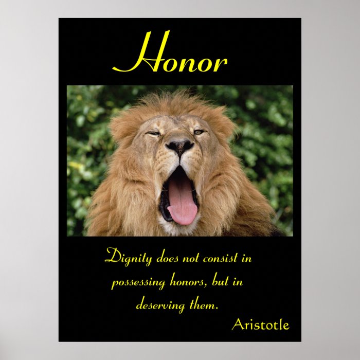 Honor Posters animal 24