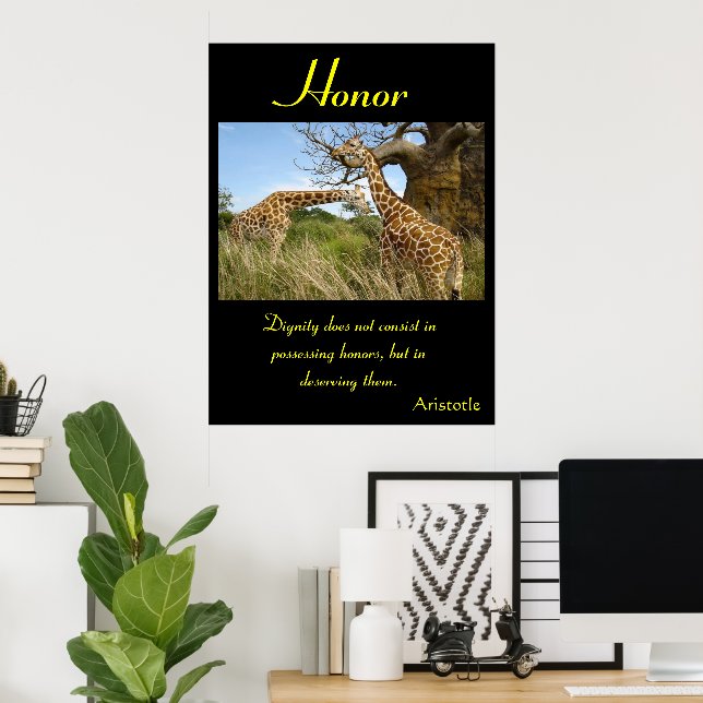Honor Prevails Within Wilderness’s Majestic Spirit Poster (Home Office)