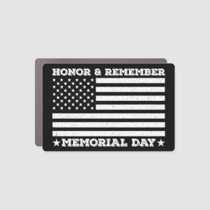 Honor Remember Memorial Day Army Military Cool Dad Car Magnet