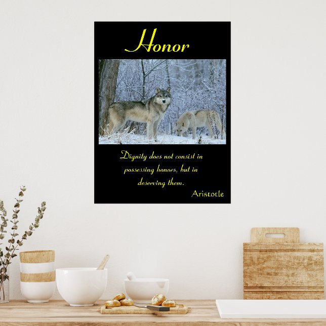 Honor Resonates Across Wilderness’s Majestic Plain Poster (Kitchen)
