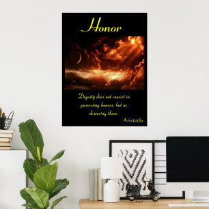 Honor Rises with Desert’s Eternal Resilience Poster