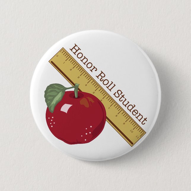 Honor Roll Pinback Button (Front)