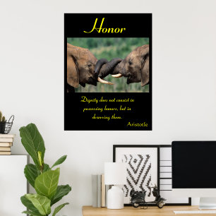 Honor Stands Strong Within Nature’s Boundless  Poster