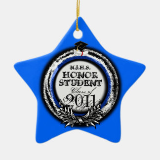 Honor Student Award Class Of 2011 Ornament Blue