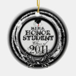 Honor Student Award Class Of 2011 Ornament Silver at Zazzle