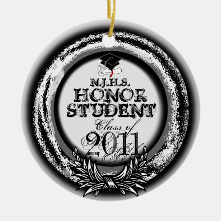 Honor Student Award Class Of 2011 Ornament Silver