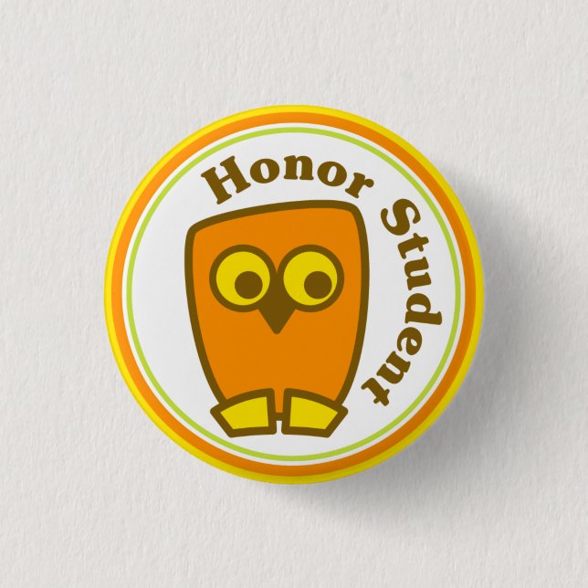 Honor Student Button (Front)