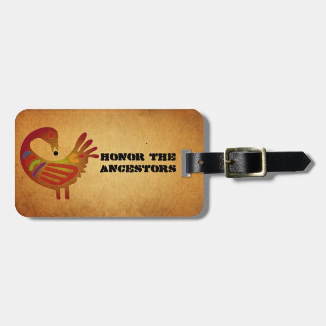 Honor the Ancestors Luggage Tag (Front Horizontal)