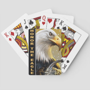 Honor The Eagle Claw gifts and apparel Poker Cards