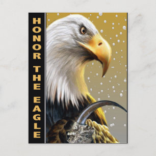 Honor The Eagle Claw gifts and apparel Postcard