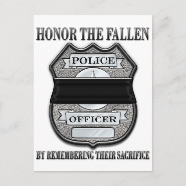 Honor The Fallen2 Postcard (Front)