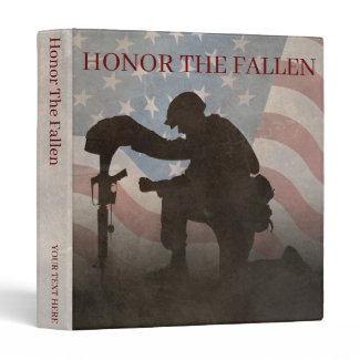 Honor The Fallen 3 Ring Binder