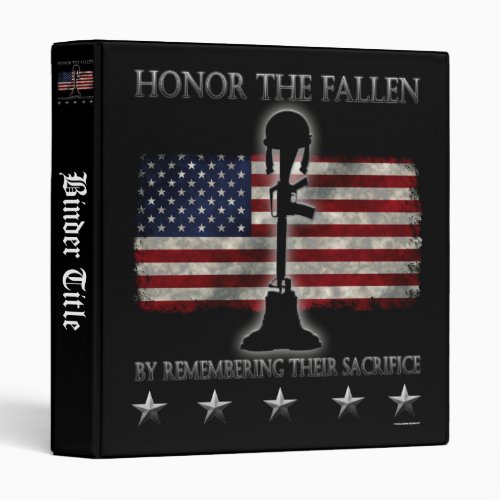 Honor The Fallen Binder