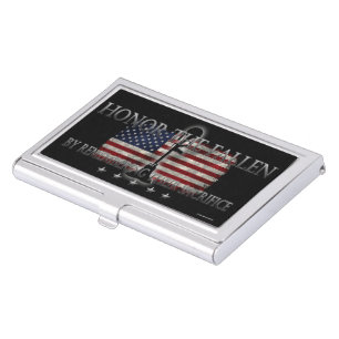 Honor The Fallen Business Card Case