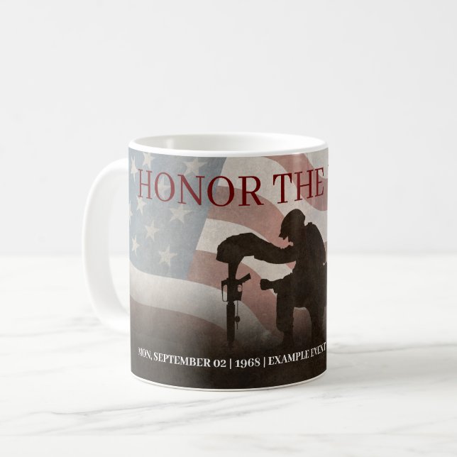 Honor The Fallen Coffee Mug (Front Left)