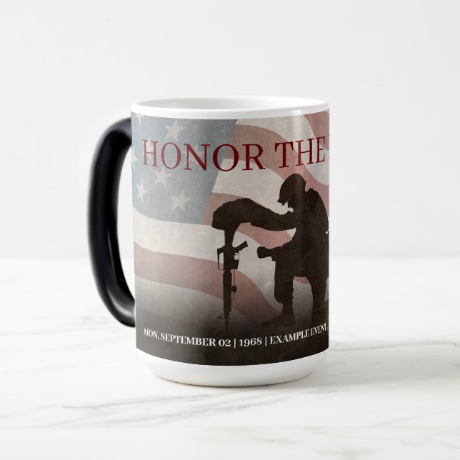Honor The Fallen Color Morph Mug (Front Left)