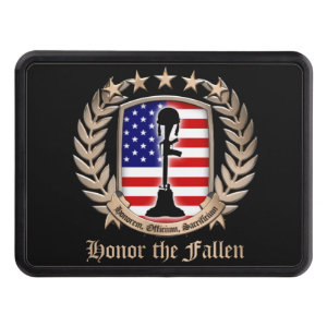 Honor The Fallen - Crest Trailer Hitch Cover
