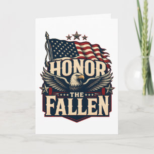 Honor the Fallen Memorial Day  Card
