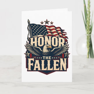 Honor the Fallen Memorial Day Card