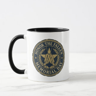 Honor The Fallen Memorial Day Military Emblem  Mug