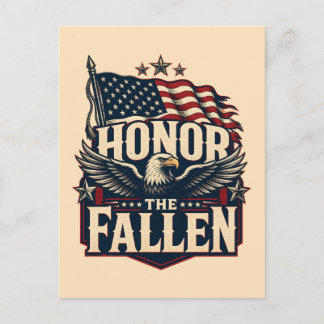 Honor the Fallen Memorial Day Postcard